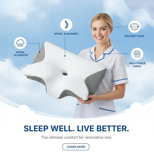 Comfynique Butterfly Orthopedic Pillow