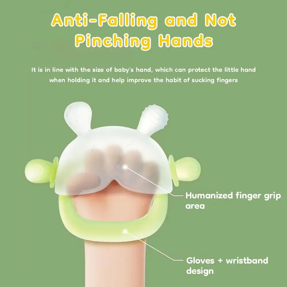 🔥Buy 1 Get 1 Free🔥Bunny Teether Mitten – Safe, Fun, and Soothing for Babies