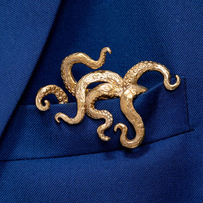 Sculpted Metal Pocket Squares