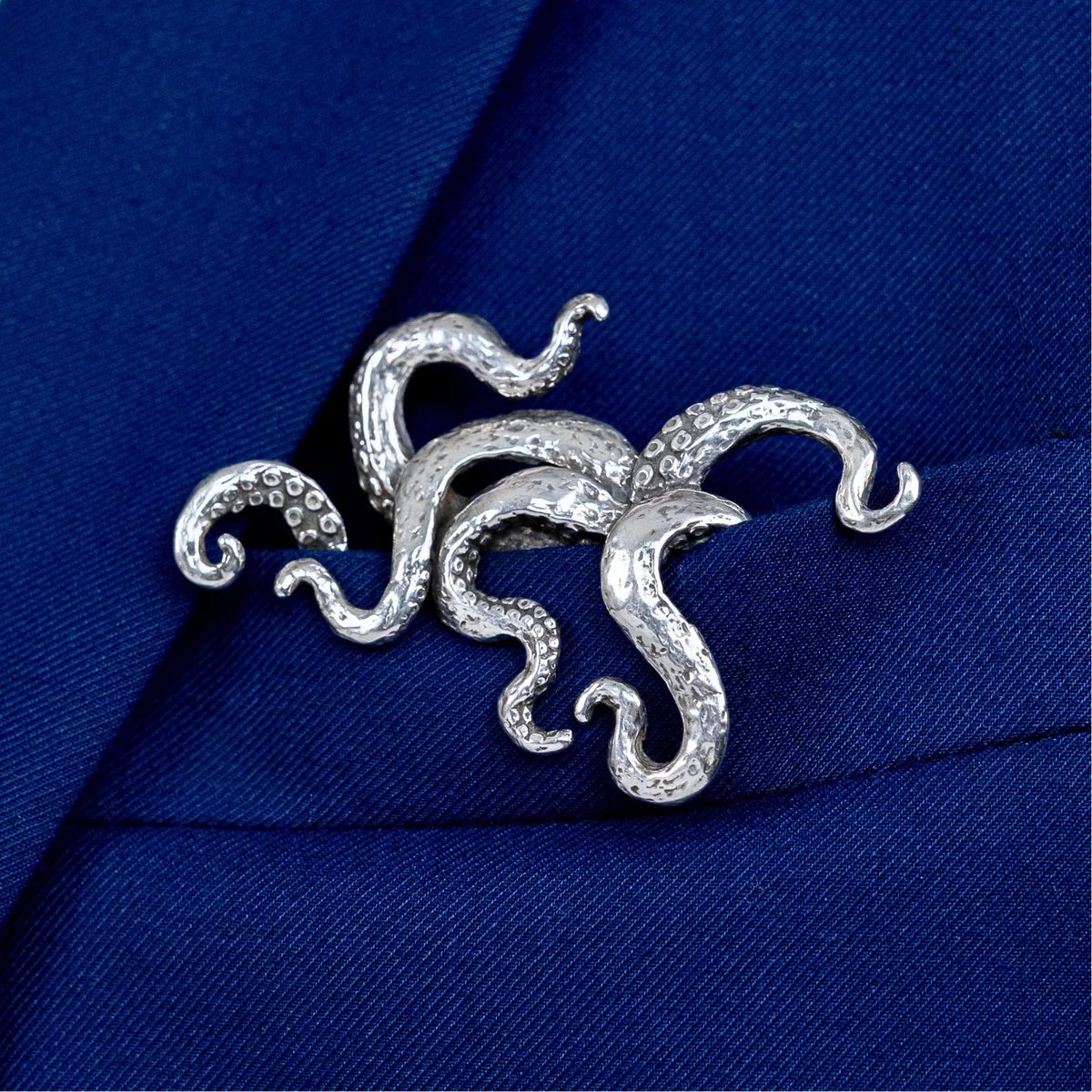 Sculpted Metal Pocket Squares