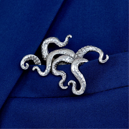 Sculpted Metal Pocket Squares