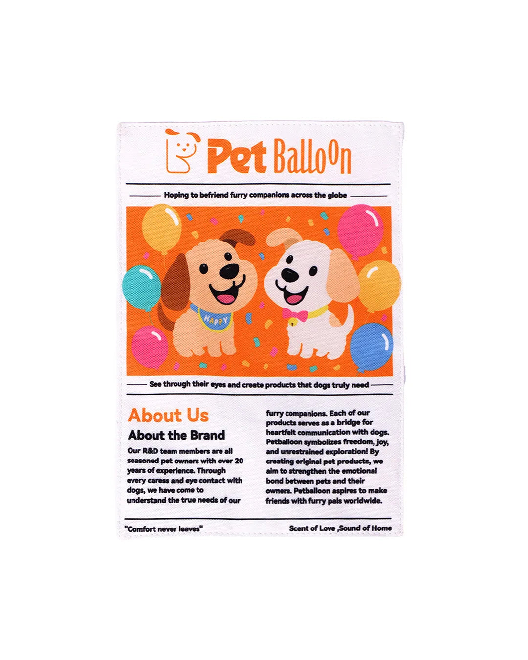 Dog Newspaper Durable Chew Crinkle Toy