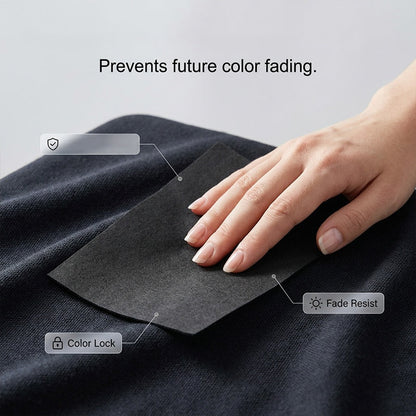 🖤 Black Clothing Color Refresh Sheets – Easy Wash Fabric Darkening
