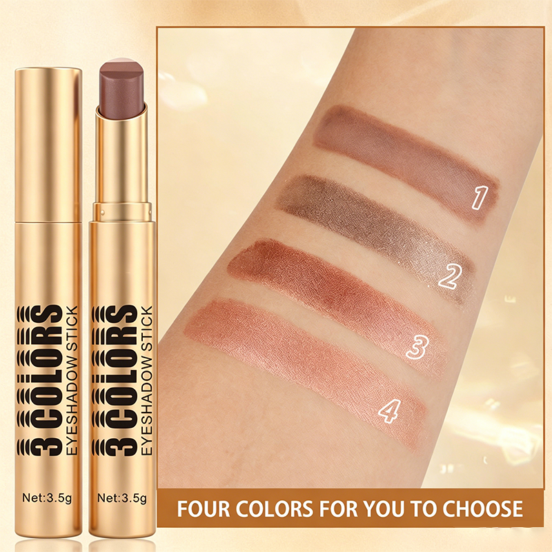 💄HOT SALE 💥 3-in-1 Gradient Eyeshadow Stick – One-Swipe, Waterproof, Curved Nib ✨
