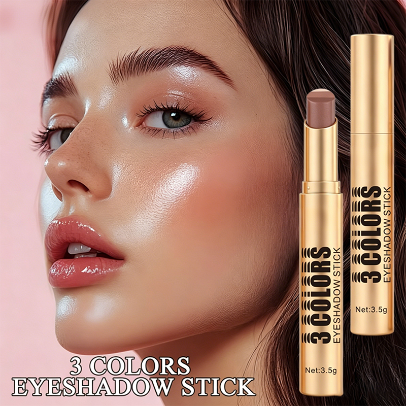 💄HOT SALE 💥 3-in-1 Gradient Eyeshadow Stick – One-Swipe, Waterproof, Curved Nib ✨