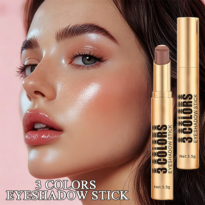 💄HOT SALE 💥 3-in-1 Gradient Eyeshadow Stick – One-Swipe, Waterproof, Curved Nib ✨