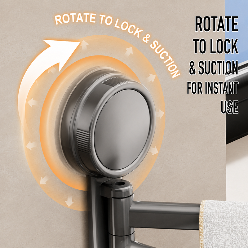 Heavy Duty Suction Towel Rack