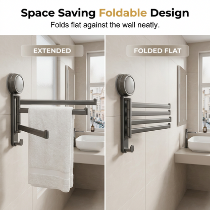 Heavy Duty Suction Towel Rack