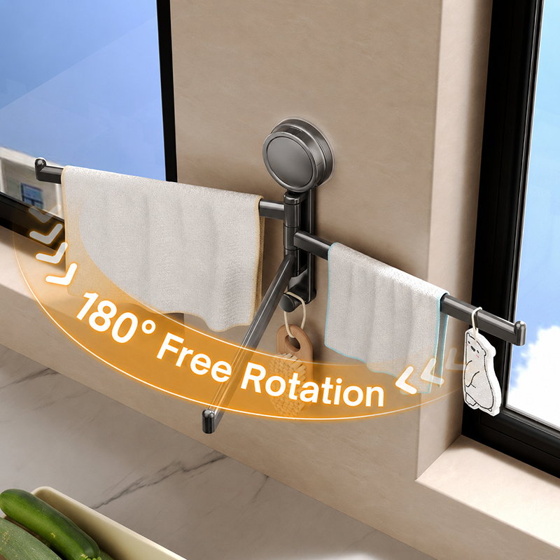 Heavy Duty Suction Towel Rack