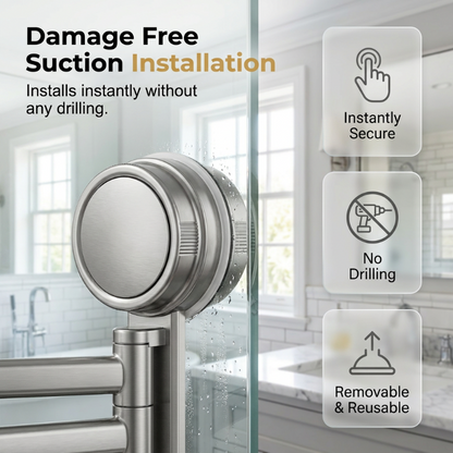 Heavy Duty Suction Towel Rack