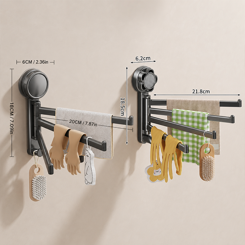 Heavy Duty Suction Towel Rack