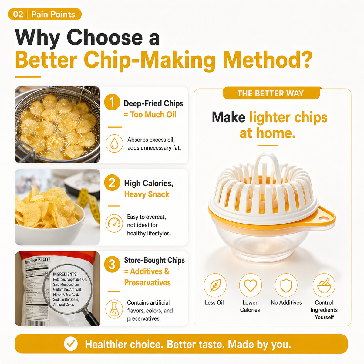 A better homemade chip making method