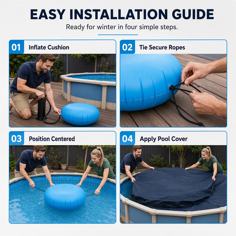 ❄️Round Inflatable Pool Winterizing Air Pillow